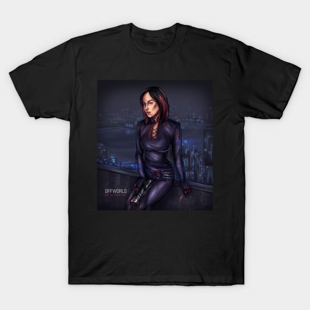 Sci-fi Girl T-Shirt by DenielHast